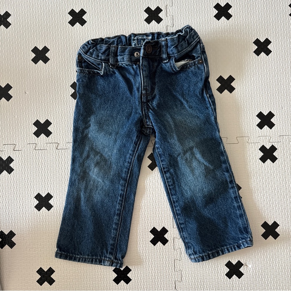 Children's place Dark wash Blue boot cut Jeans 2T